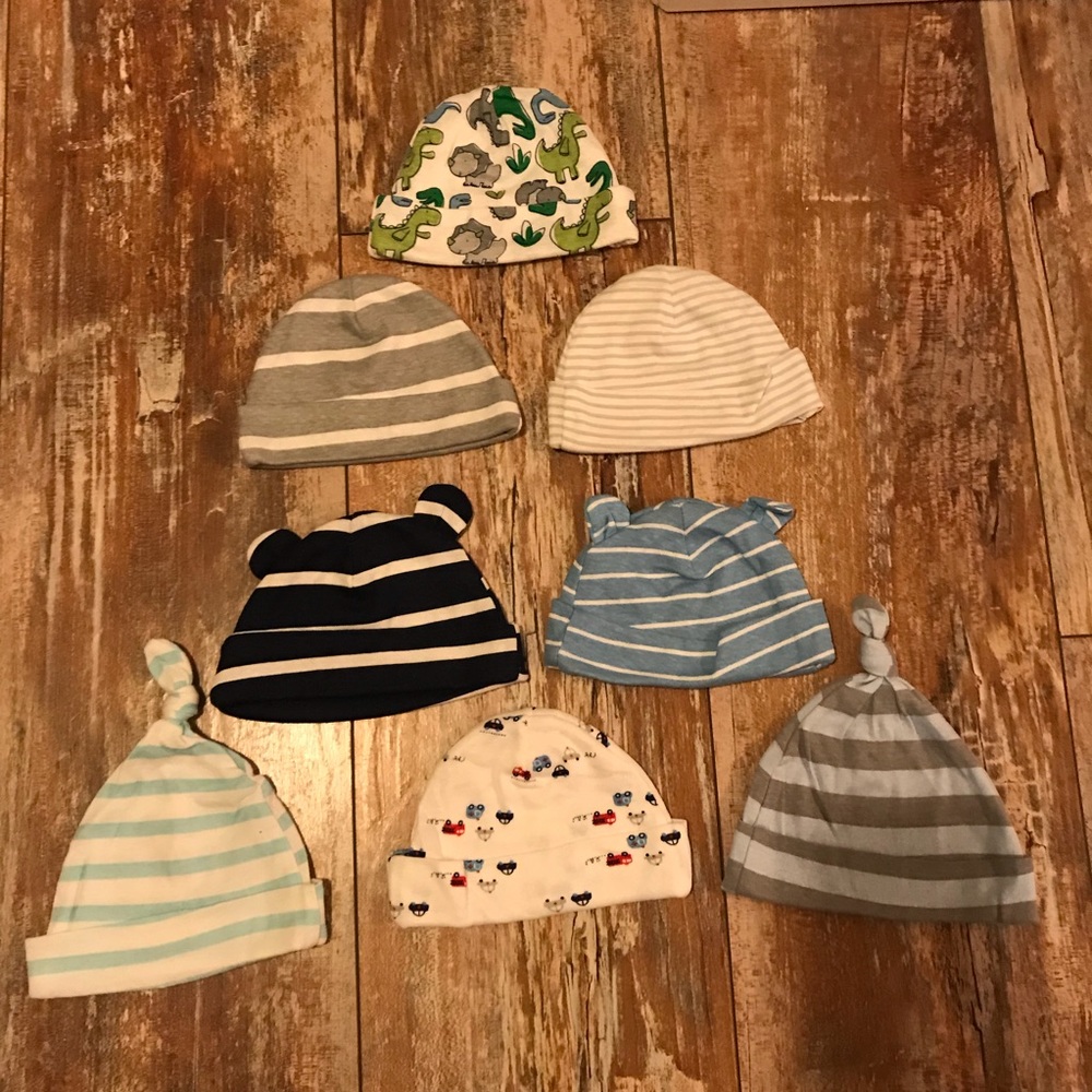 8 Newborn/Infant Hats